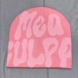 Pink Graphic Beanie